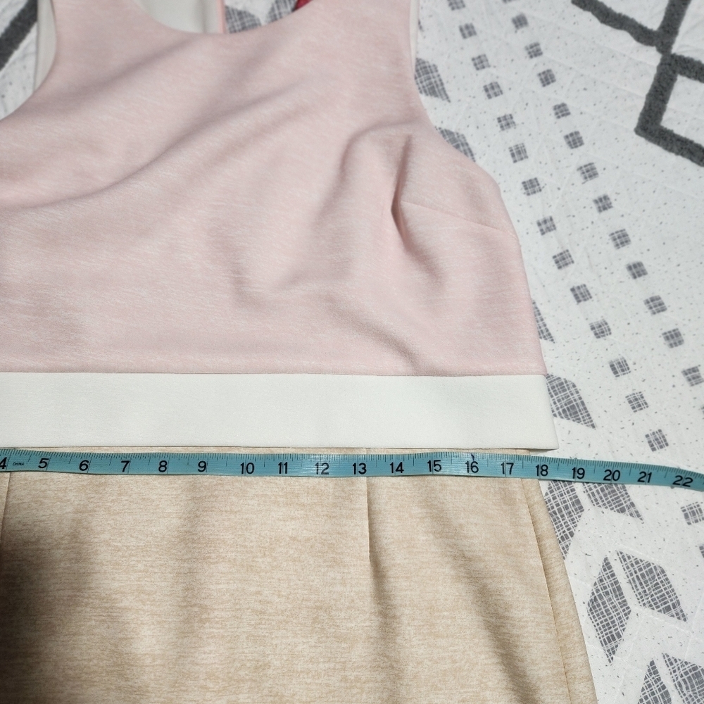 CATHERINE Pink and Gold Sleeveless Dress Size 12 - Picture 6 of 14
